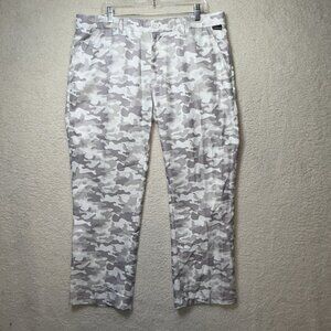 Tattoo Golf Performance 36x30 White Gray Camo Procool Stretch Tech Golf Pants